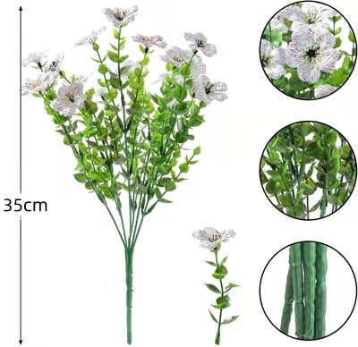 Hedgehollow™ – UV-Resistant Lifelike Artificial Outdoor Flowers + 50% OFF