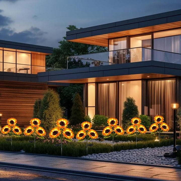 Sunhaven™ – Realistic Solar LED Sunflower Garden Lights, Auto Dusk-to-Dawn Glow, IP65 Waterproof + 50% OFF