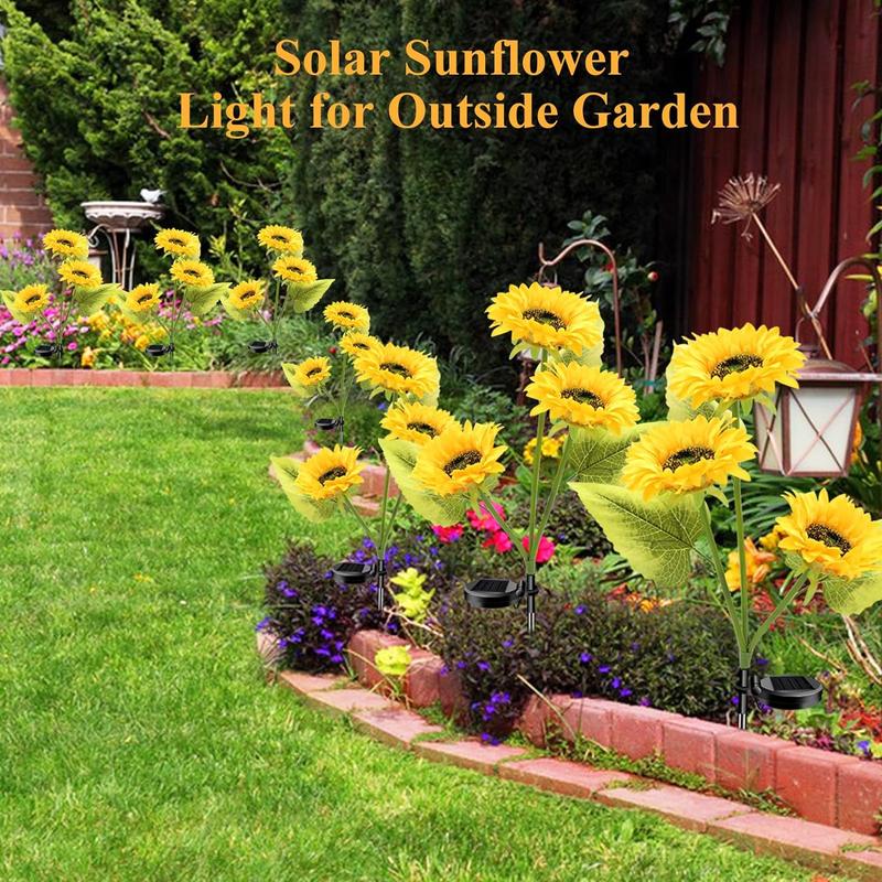 Sunhaven™ – Realistic Solar LED Sunflower Garden Lights, Auto Dusk-to-Dawn Glow, IP65 Waterproof + 50% OFF