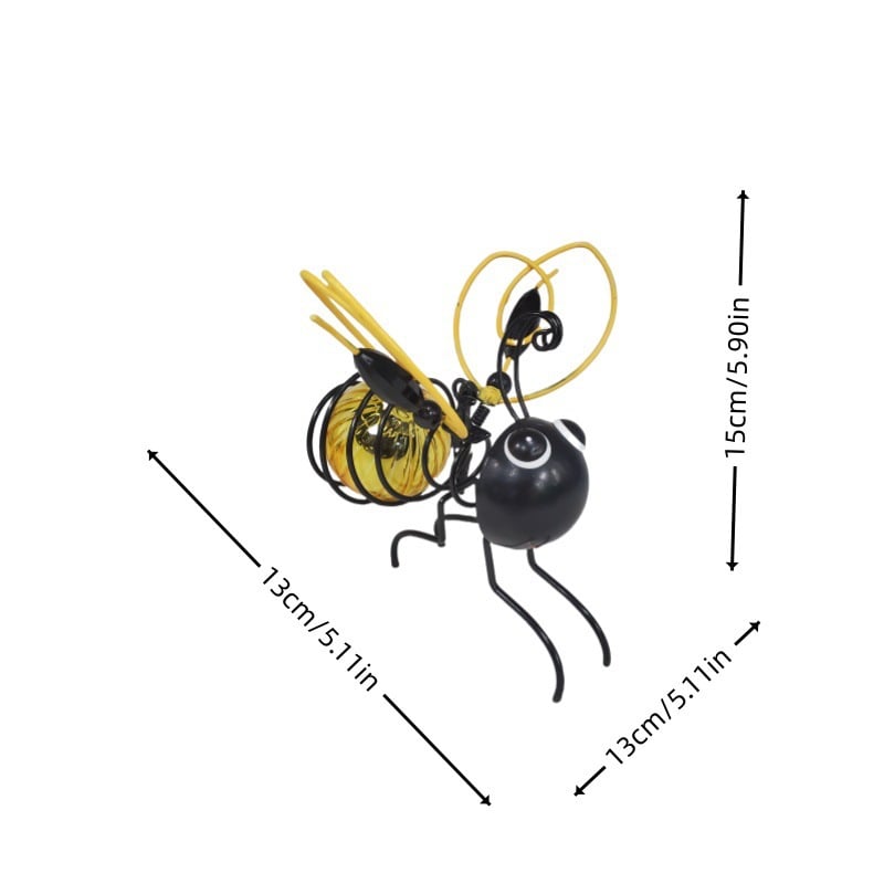 HoneyHollow™ – Solar-Powered Hanging Bee Garden Light with Warm LED Glow + 50% OFF