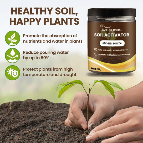 Loamcroft™ – Organic Soil Activator for Healthier Roots &amp; Vibrant Plant Growth + 50% OFF
