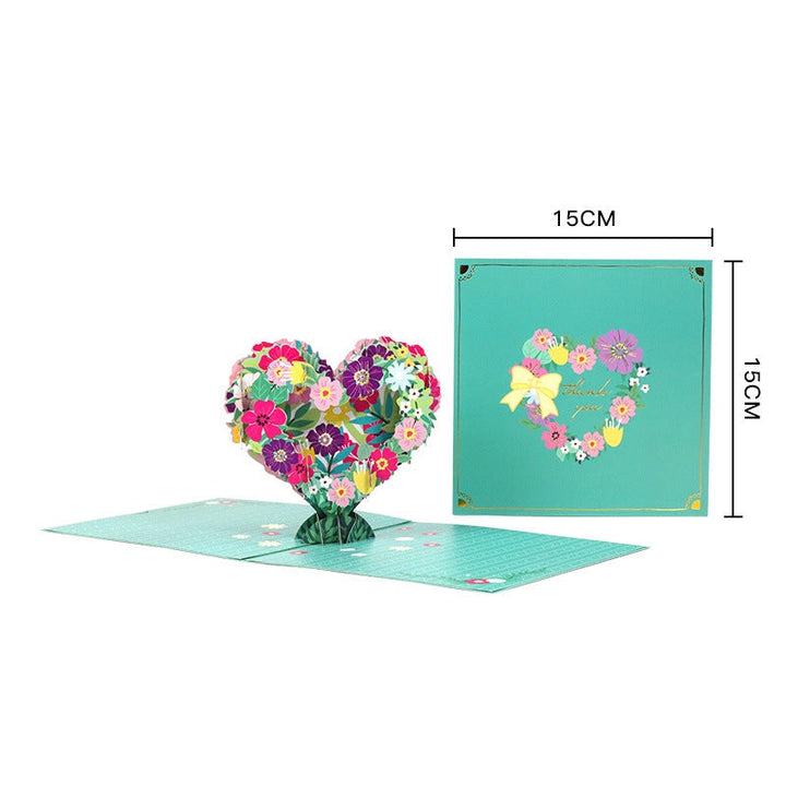 Bloomfold™ – 3D Pop-Up Floral Bouquet Card with Hidden Message Slot + 50% OFF