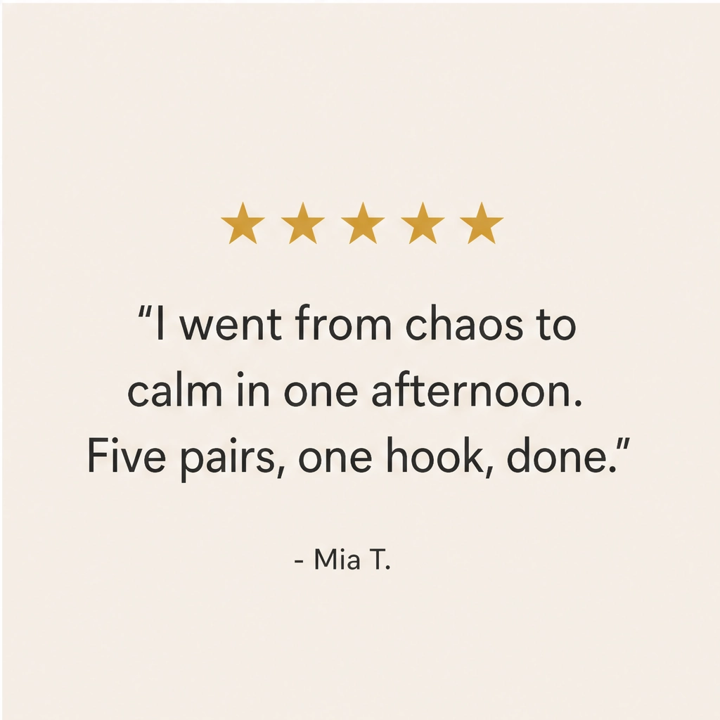 Alcove™ – 5-Tier Foldable Pants Hanger with Stainless Steel Bars + 50% OFF