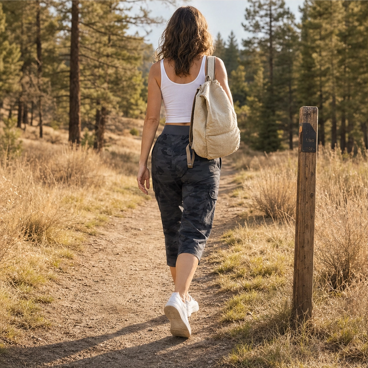 Wanderlee™ – Lightweight 6-Pocket Quick-Dry Hiking Cargo Capris + 50% OFF