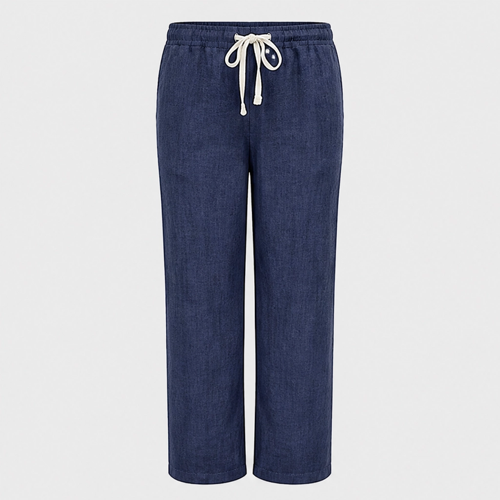 Driftwell™ – Breezy High-Waist Cotton-Linen Wide-Leg Pants + 50% OFF