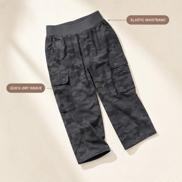 Wanderlee™ – Lightweight 6-Pocket Quick-Dry Hiking Cargo Capris + 50% OFF