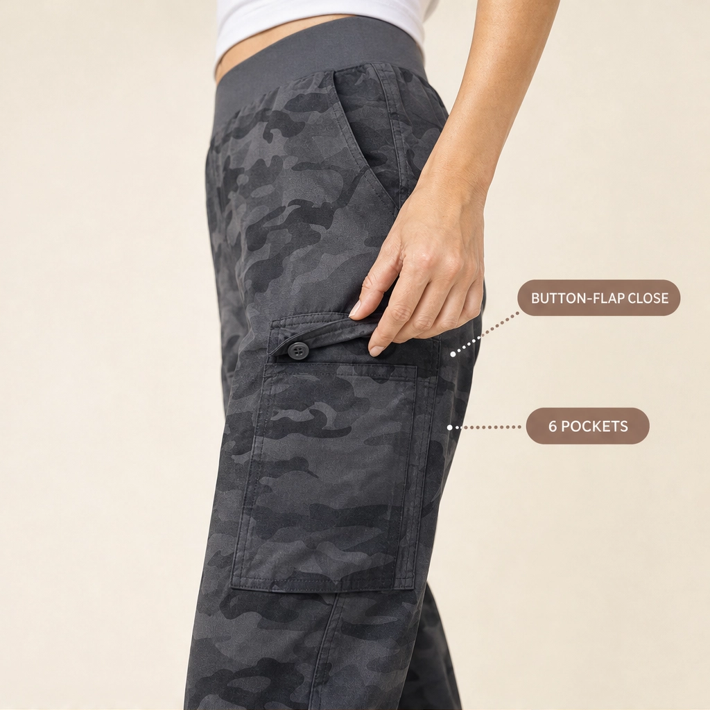 Wanderlee™ – Lightweight 6-Pocket Quick-Dry Hiking Cargo Capris + 50% OFF
