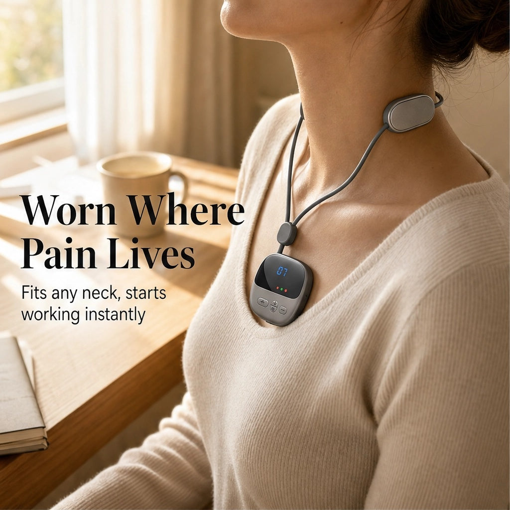Soma Arc™ – EMS + Heat Therapy Cordless Neck Relief Device + 50% OFF