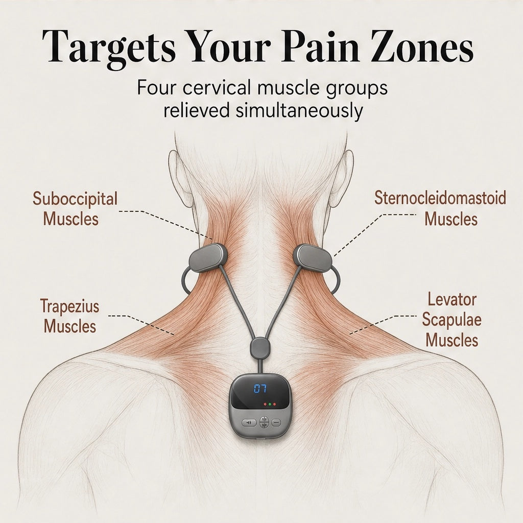 Soma Arc™ – EMS + Heat Therapy Cordless Neck Relief Device + 50% OFF