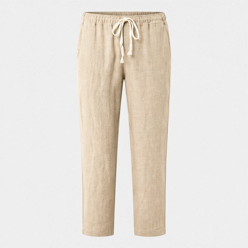 Driftwell™ – Breezy High-Waist Cotton-Linen Wide-Leg Pants + 50% OFF