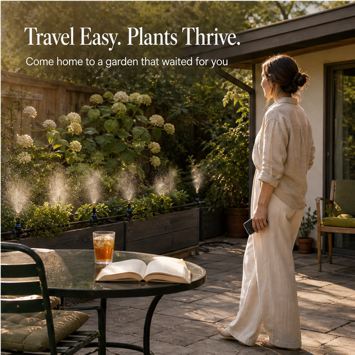 Mistwell™ – 360° Adjustable Brass Nozzle Garden Misting &amp; Drip Irrigation System + 50% OFF