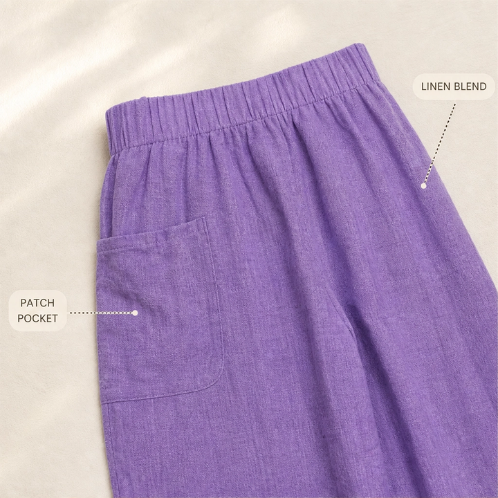 Linaria™ – Breezy Wide-Leg Linen-Cotton Pants with Deep Pockets + 50% OFF