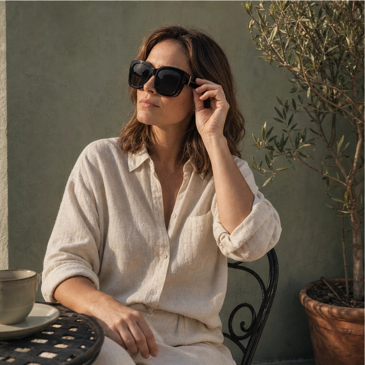 Solène™ – Polarized Mirrored Fit-Over Sunglasses with UV400 Protection for Women Who Wear Glasses + 1+1 FREE