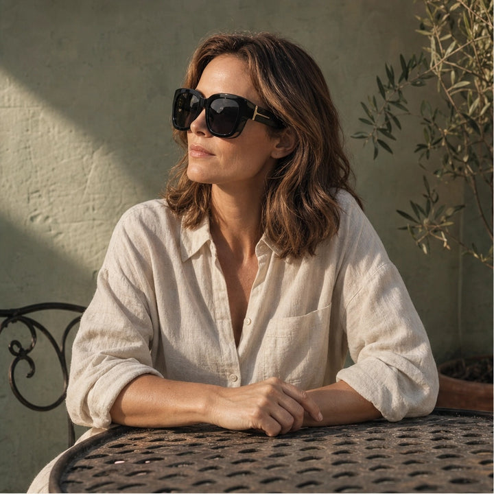 Solène™ – Polarized Mirrored Fit-Over Sunglasses with UV400 Protection for Women Who Wear Glasses + 1+1 FREE