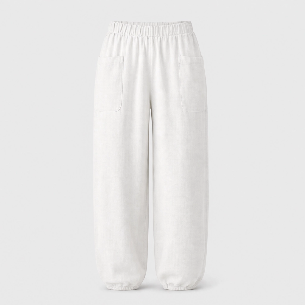 Linaria™ – Breezy Wide-Leg Linen-Cotton Pants with Deep Pockets + 50% OFF