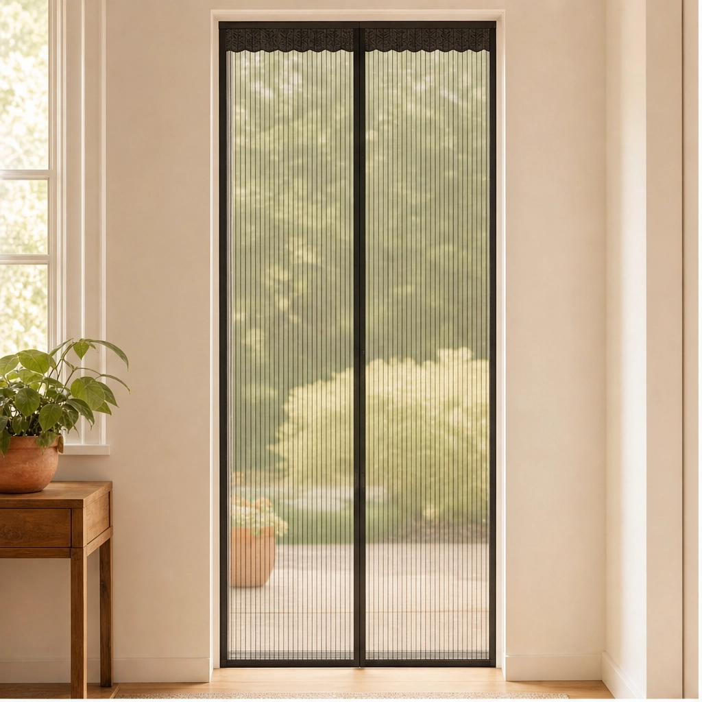 Breezely™ – Hands-Free Magnetic Screen Door with Heavy-Duty Mesh &amp; Auto-Close Magnets + 50% OFF