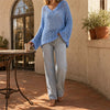 Dunelle™ – Open-Knit Crochet Top with Relaxed Batwing Fit + 50% OFF