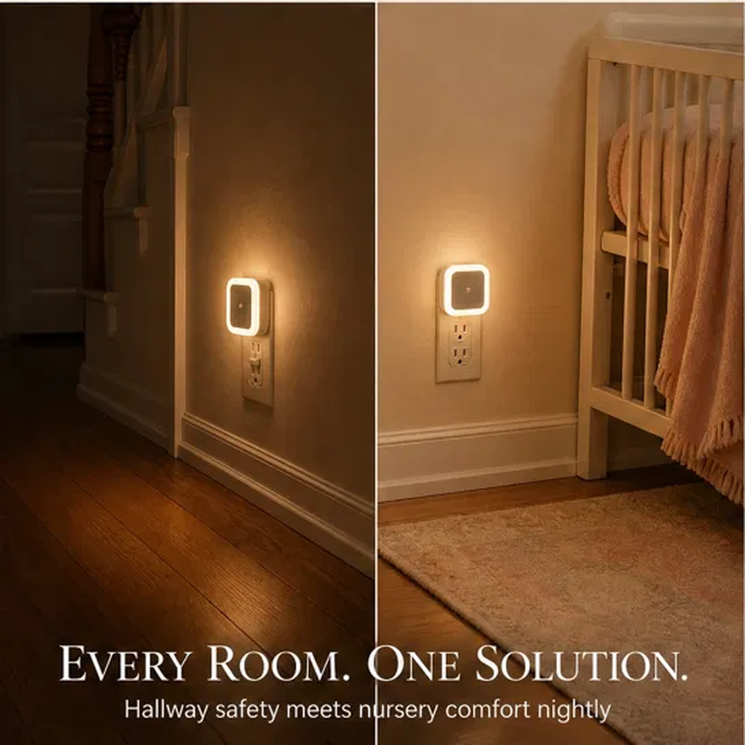 Halowick™ – Dusk-to-Dawn Smart Sensor LED Night Light with 3-Level Dimming + 50% OFF