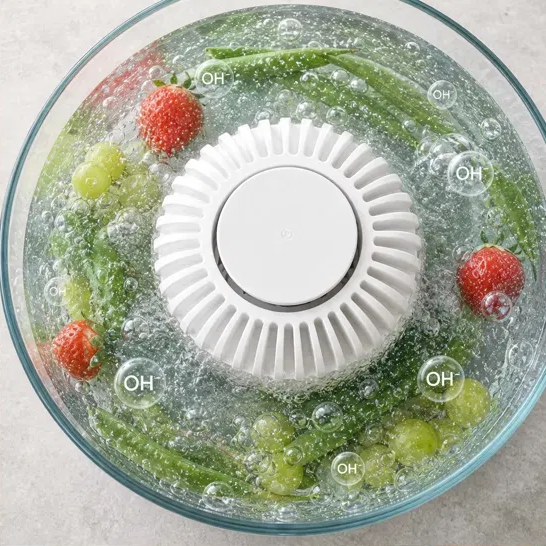Lumicrisp™ – UV Sterilizing Bubble Washer for Fruits, Vegetables &amp; Seafood + 50% OFF