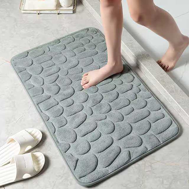 Pebbla™ – Cobblestone Memory Foam Non-Slip Bath Mat + 1+1 FREE