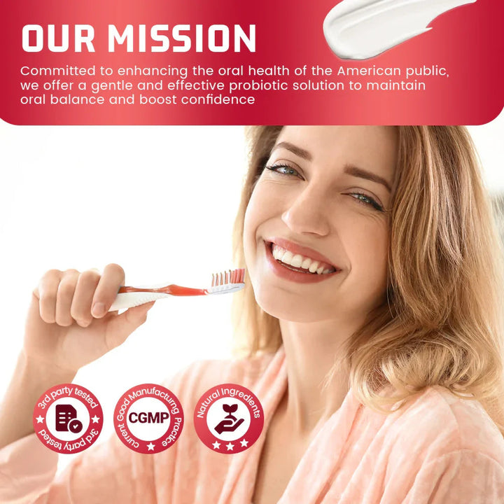 Lumiva™ – Probiotic Whitening Toothpaste with 10% Nano-Hydroxyapatite &amp; 8 Live Strains + 50% OFF