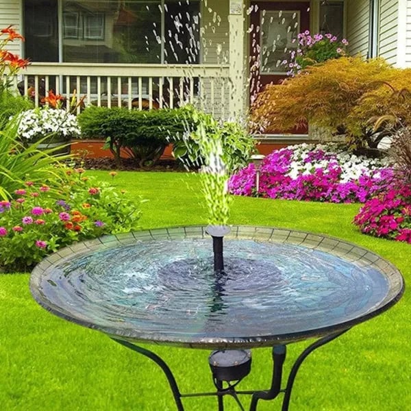 The AuraFlow Solar Fountain — Instant Garden Vitality + 50% OFF