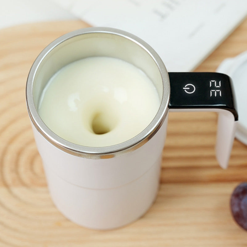 The AuraMix Smart Stirring Mug — Hands-Free Stir &amp; Sip! + 50% OFF