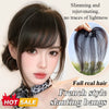 Wispelle™ – Seamless Clip-On French Bangs with Invisible Mesh Base + 50% OFF