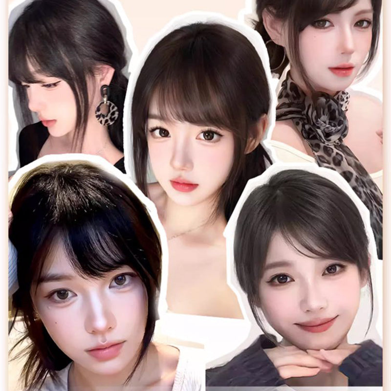 Wispelle™ – Seamless Clip-On French Bangs with Invisible Mesh Base + 50% OFF