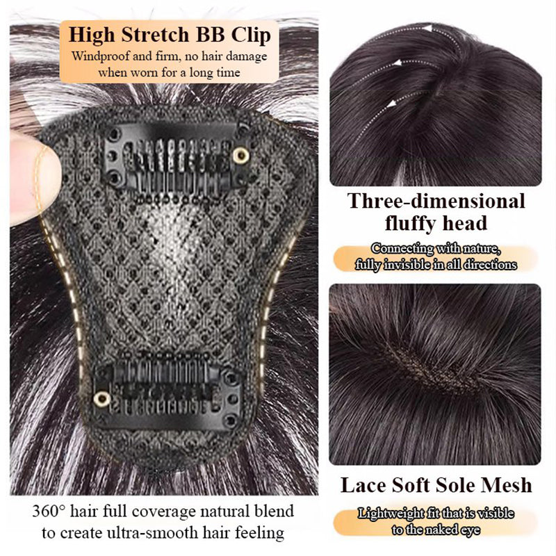 Wispelle™ – Seamless Clip-On French Bangs with Invisible Mesh Base + 50% OFF