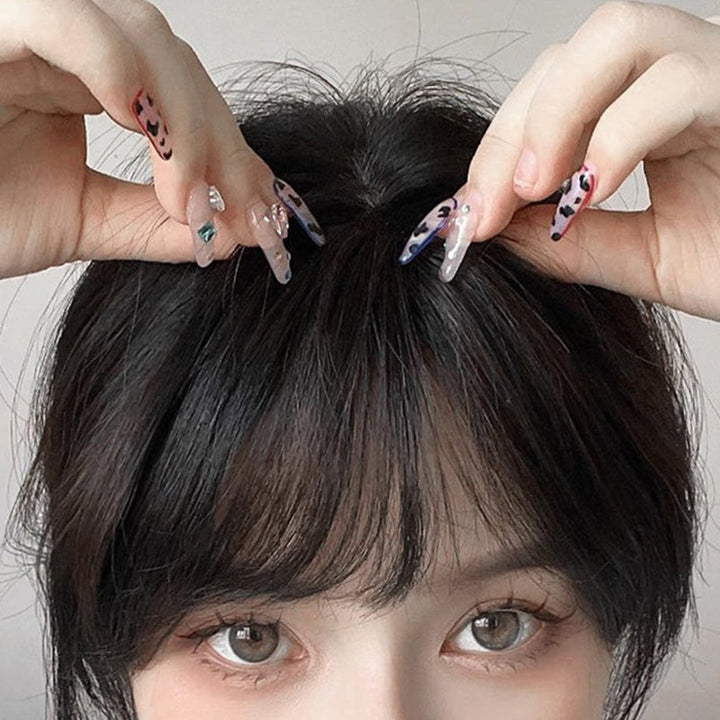 Wispelle™ – Seamless Clip-On French Bangs with Invisible Mesh Base + 50% OFF