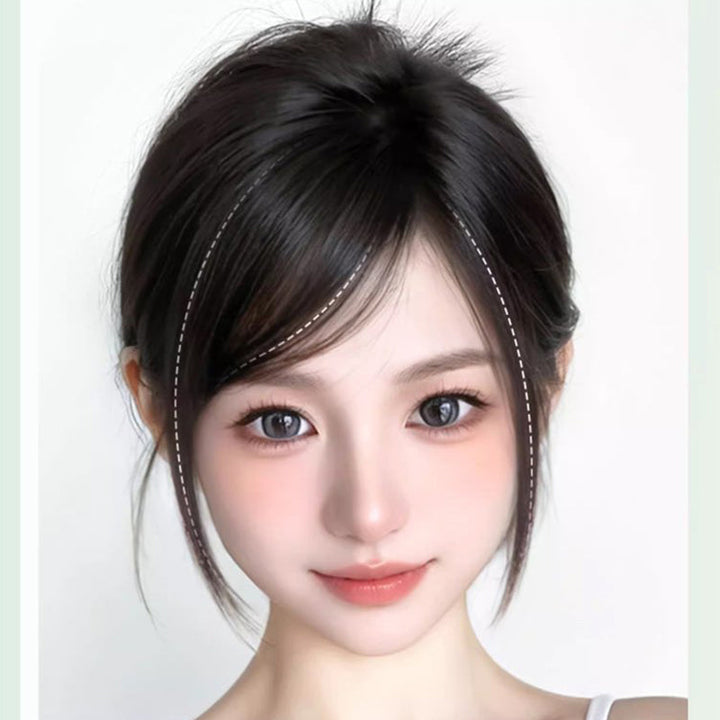 Wispelle™ – Seamless Clip-On French Bangs with Invisible Mesh Base + 50% OFF