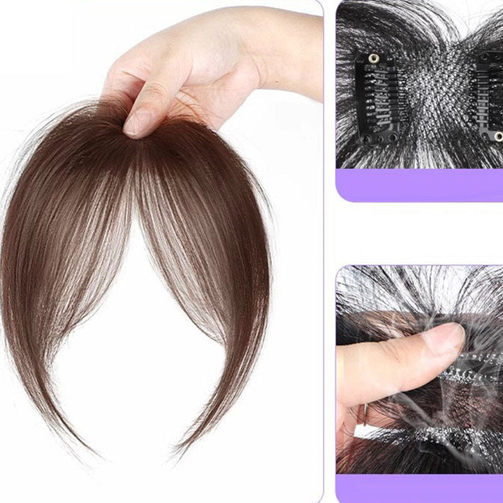 Wispelle™ – Seamless Clip-On French Bangs with Invisible Mesh Base + 50% OFF