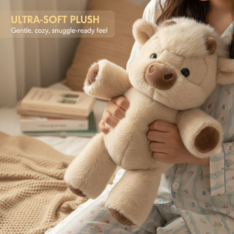 Heather &amp; Hoof™ – Ultra-Soft 14" Highland Cow Plush Cuddle Companion + 50% OFF