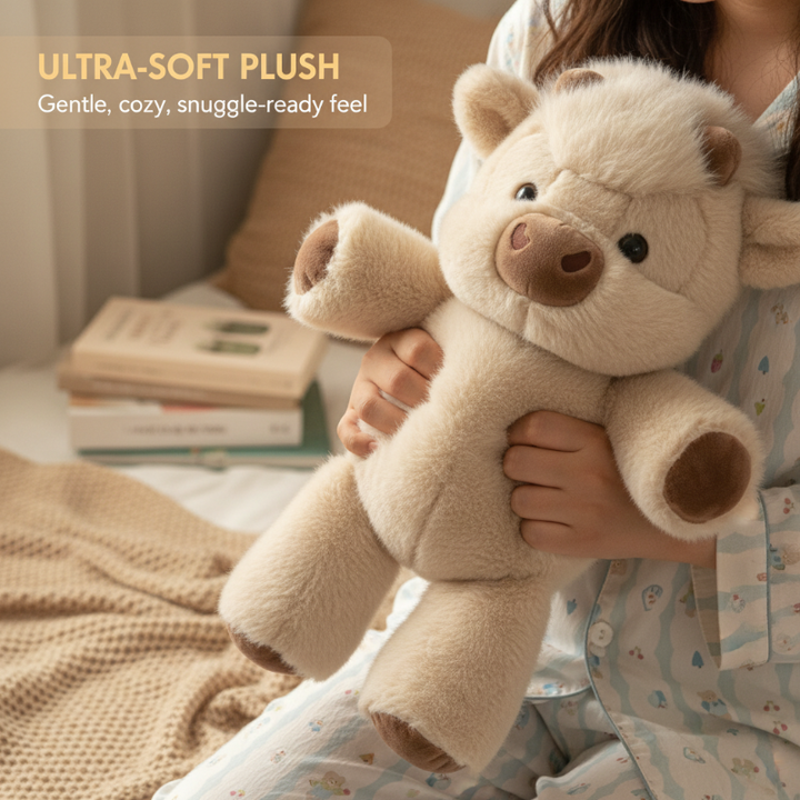 Heather &amp; Hoof™ – Ultra-Soft 14" Highland Cow Plush Cuddle Companion + 50% OFF