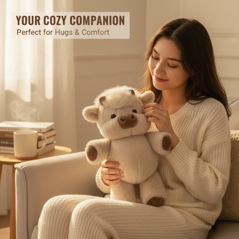 Heather &amp; Hoof™ – Ultra-Soft 14" Highland Cow Plush Cuddle Companion + 50% OFF