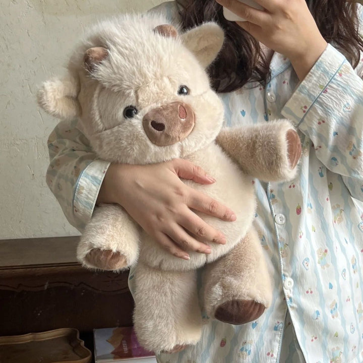 Heather &amp; Hoof™ – Ultra-Soft 14" Highland Cow Plush Cuddle Companion + 50% OFF