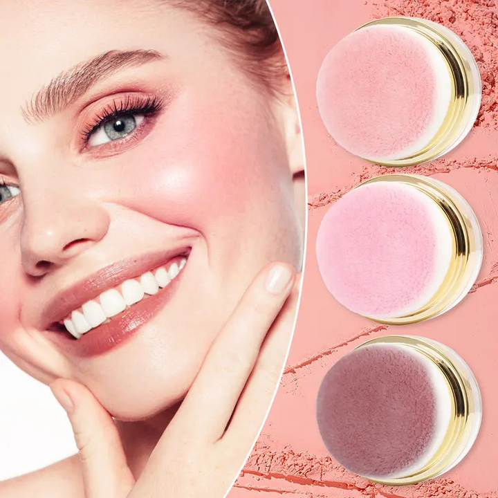 The AuraBlush Puff Stick — Portable Powder with Integrated Applicator + 50% OFF