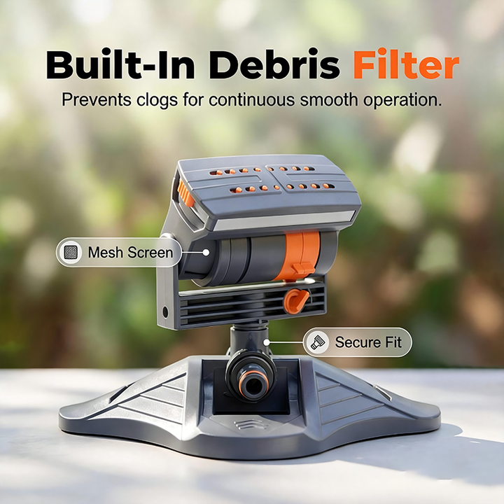 The AuraFlow Rotary Sprinkler — High-Pressure Long-Range Irrigation + 50% OFF