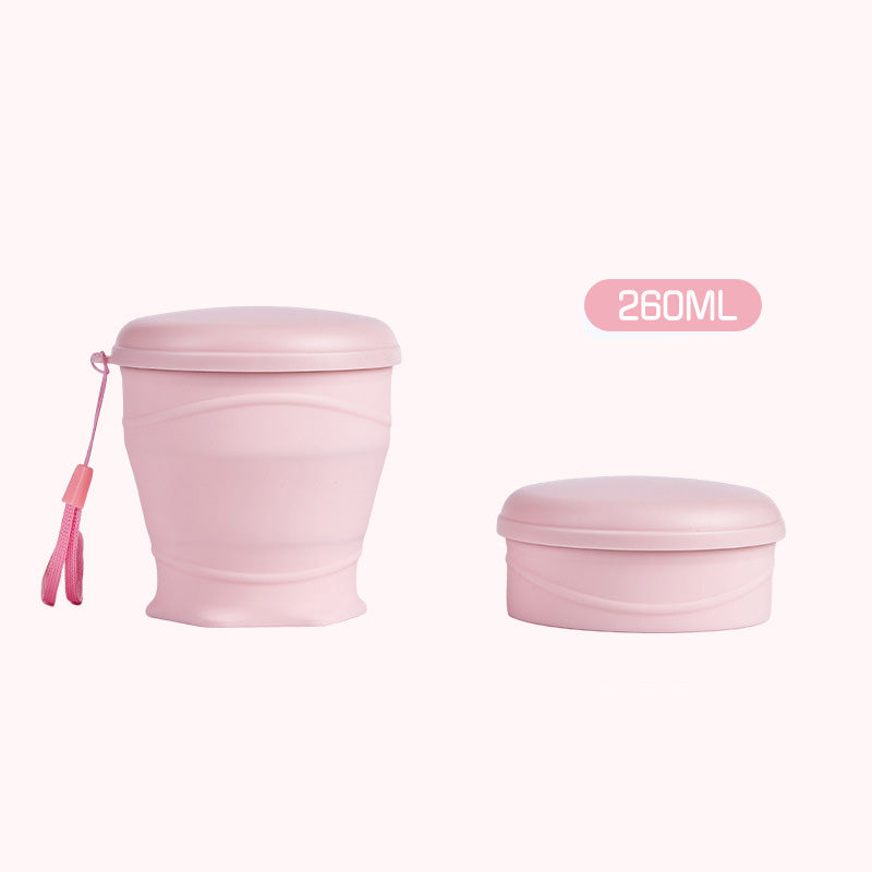 Canteo™ – Leak-Proof Collapsible Silicone Travel Cup with Lid &amp; Wrist Strap + 50% OFF