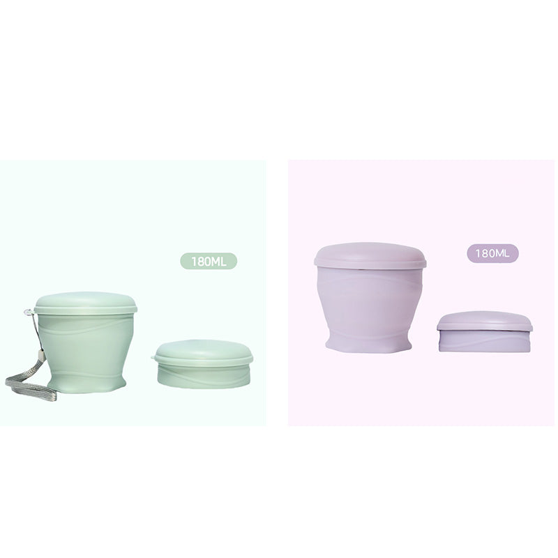 Canteo™ – Leak-Proof Collapsible Silicone Travel Cup with Lid &amp; Wrist Strap + 50% OFF