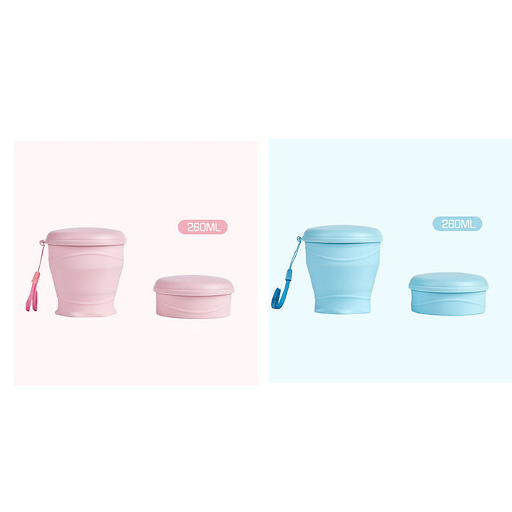 Canteo™ – Leak-Proof Collapsible Silicone Travel Cup with Lid &amp; Wrist Strap + 50% OFF