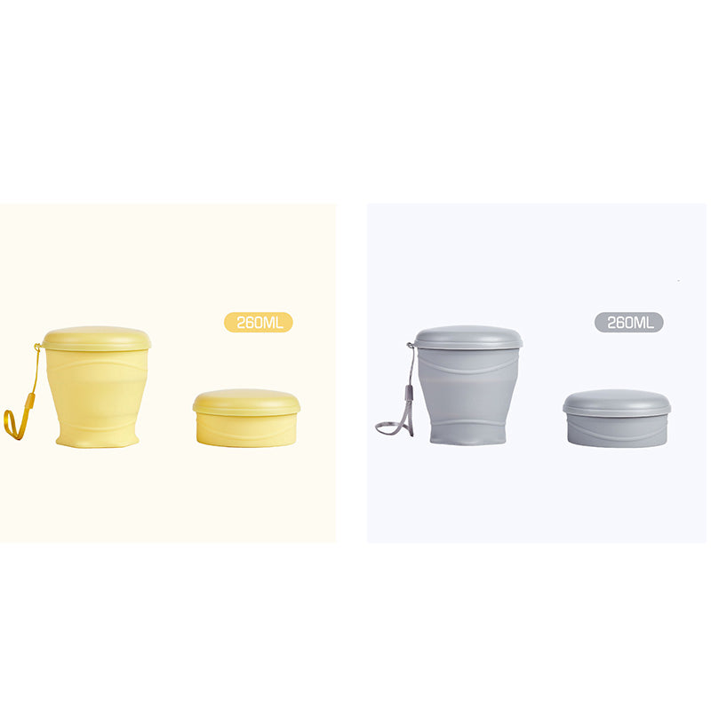 Canteo™ – Leak-Proof Collapsible Silicone Travel Cup with Lid &amp; Wrist Strap + 50% OFF