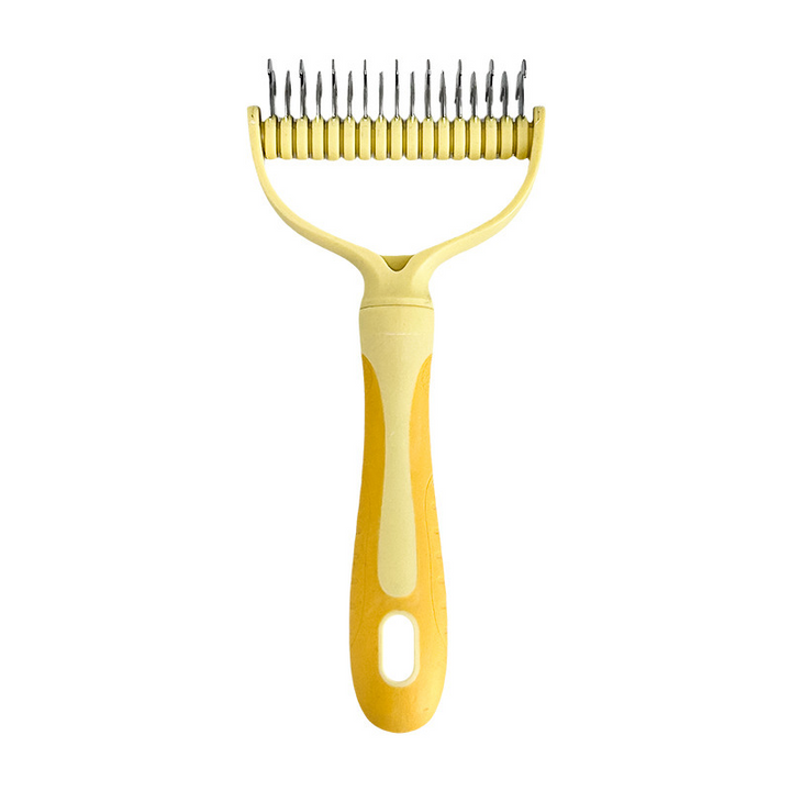 Coatcraft™ – Dual-Sided Dematting &amp; De-Shedding Rake for Dogs &amp; Cats + 50% OFF