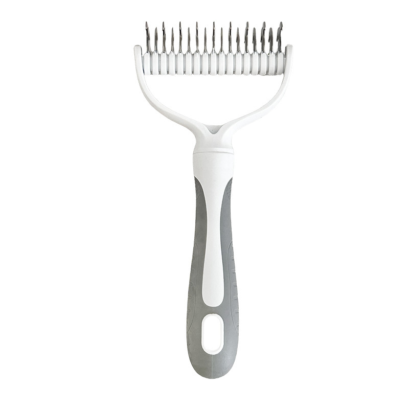 Coatcraft™ – Dual-Sided Dematting &amp; De-Shedding Rake for Dogs &amp; Cats + 50% OFF