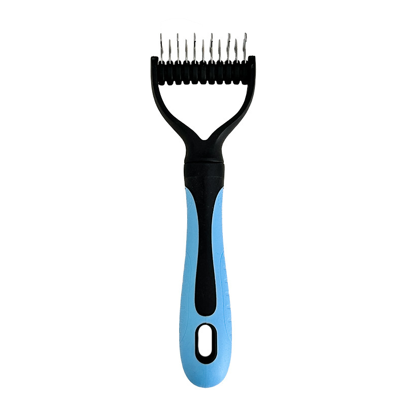 Coatcraft™ – Dual-Sided Dematting &amp; De-Shedding Rake for Dogs &amp; Cats + 50% OFF