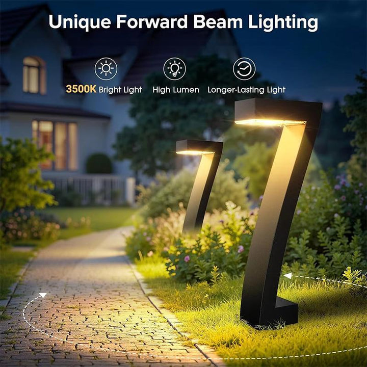 Duskhaven™ – Modern 7-Shape Solar Pathway Lights with Forward Beam + 50% OFF