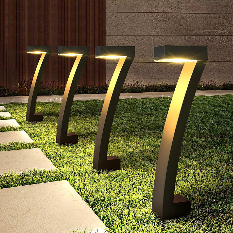 Duskhaven™ – Modern 7-Shape Solar Pathway Lights with Forward Beam + 50% OFF