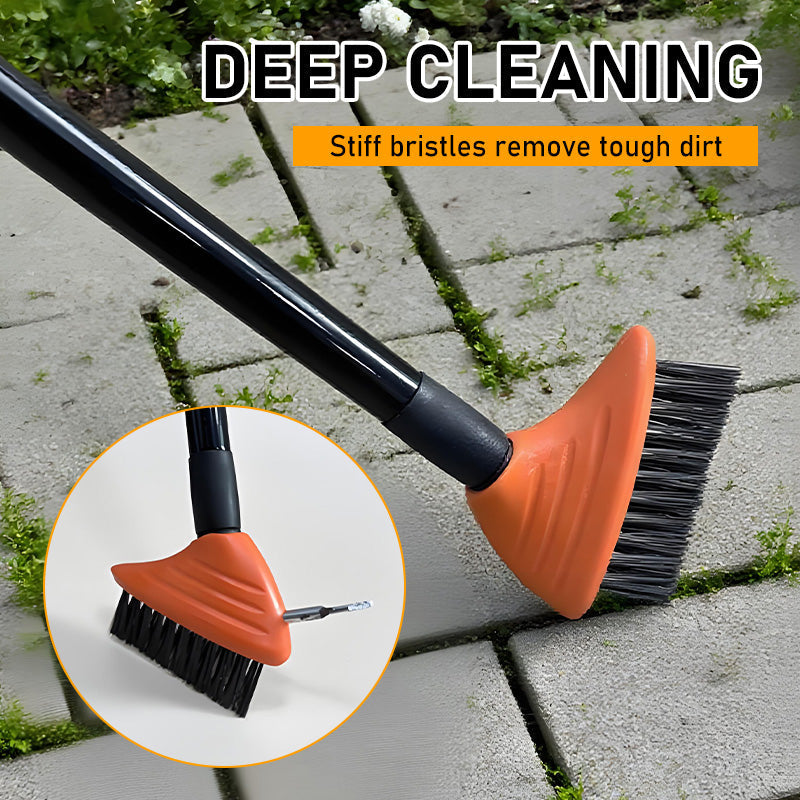 Pavercraft™ – 3-in-1 Weed &amp; Moss Wire Brush with Extendable Pole + 50% OFF
