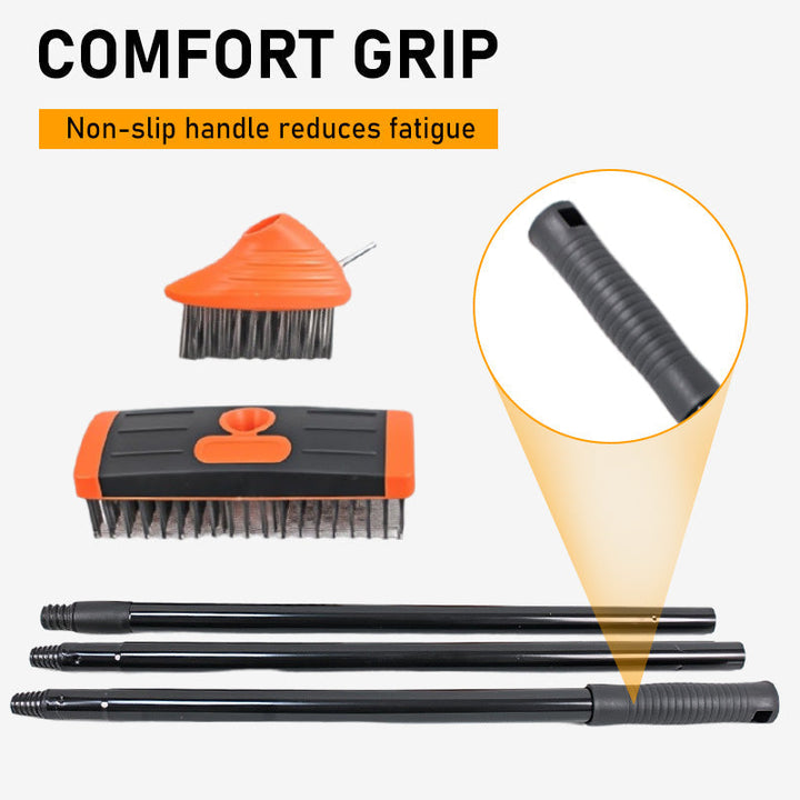Pavercraft™ – 3-in-1 Weed &amp; Moss Wire Brush with Extendable Pole + 50% OFF